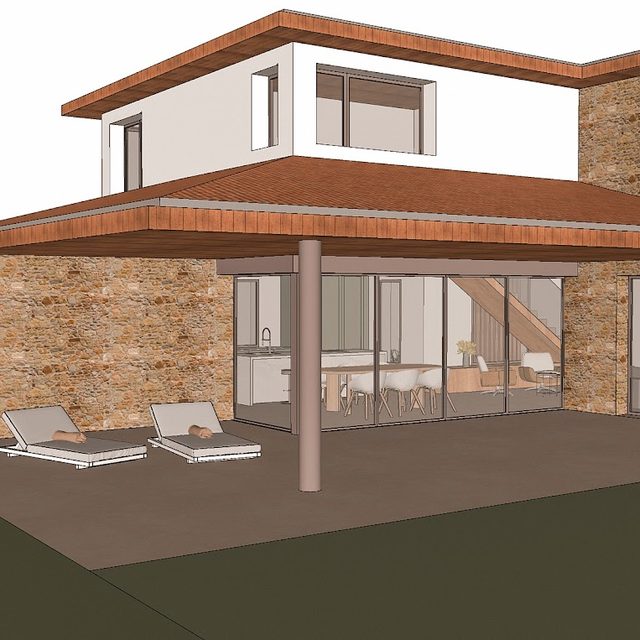 Casa M+A, proyecto de vivienda unifamiliar en La Pereda, Llanes - Asturias