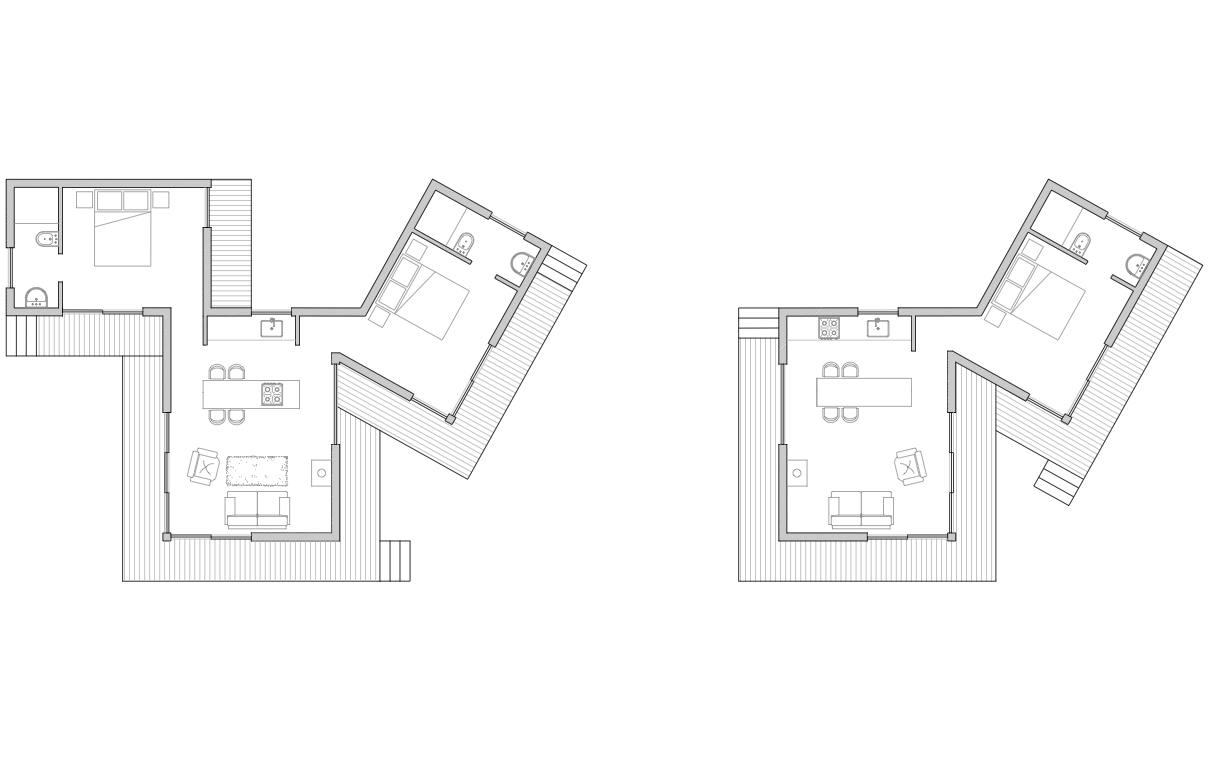 Villa Kabania, proyecto de viviendas colectivas en Villaviciosa - Asturias